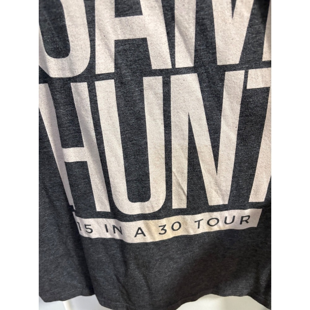 Sam Hunt 15 In A 30 Tour Graphic T-Shirt Charcoal Gray Concert Tee Womens Medium - Picture 2 of 4